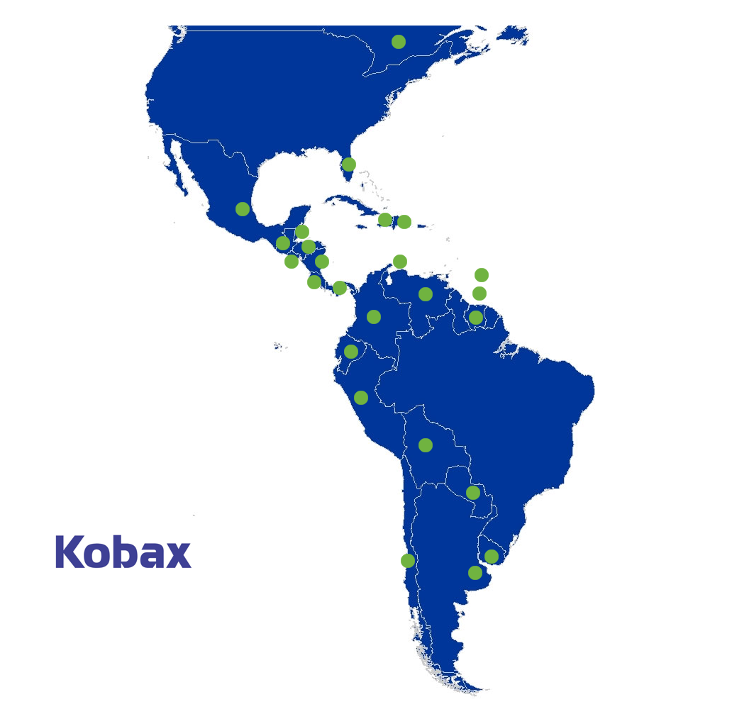 Mapa Representantes Kobax